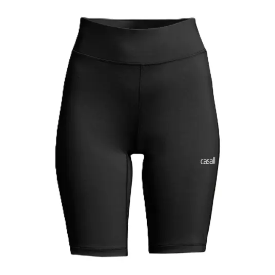 Casall Women's Essential High Waist Bike Tights Black S, Black