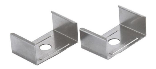 Hide-a-Lite 7552584 Klips til aluminiumprofiler, 2-pakk