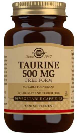 Solgar Taurine 500mg - 500 mg - 50 Kapslar Solgar Taurine 500mg - 500 mg - 50 Kapslar