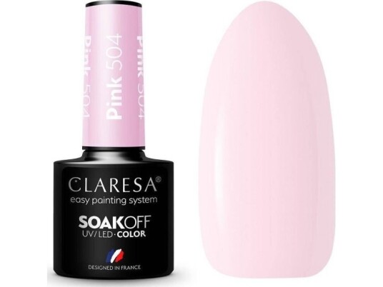 Claresa Claresa Soak Off Uv/Led Rosa Hybridlakk 504 5G