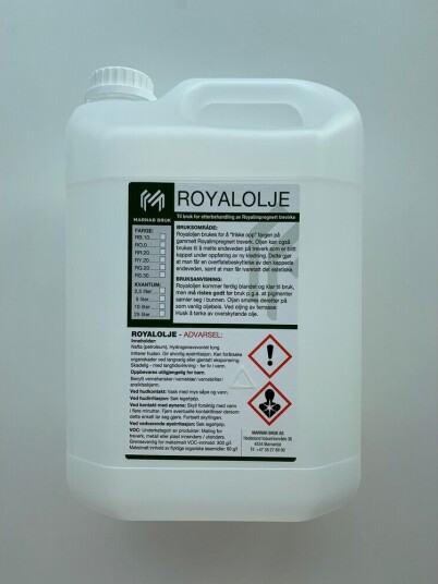Marnar Bruk Royalolje Brun 5 liter RB.10