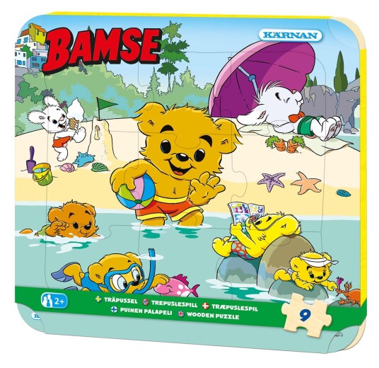 Bamse Puslespill 9 Brikker
