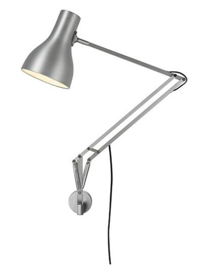 Anglepoise Type 75™ Lampe M. Veggbeslag Silver Lustre