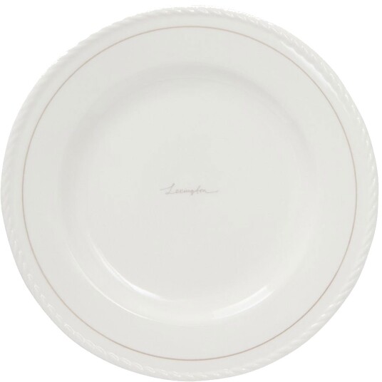 Lexington Porcelain Desserttallerken 22 cm 4 pk Hvit / Beige Lexington Porcelain Desserttallerken 22 cm 4 pk Hvit / Beige