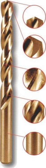 Boresett Dedra For Metall Kobolt Sylindrisk 8 Mm (Wk08011)