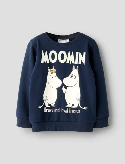 Name It Navy Blazer Nmnsloli Moomin Sweat Bru Vde 116