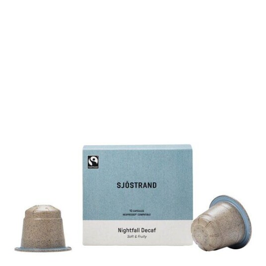 Sjöstrand Nightfall Decaf koffeinfrie kaffekapsler 10 stk Sjöstrand Nightfall Decaf koffeinfrie kaffekapsler 10 stk