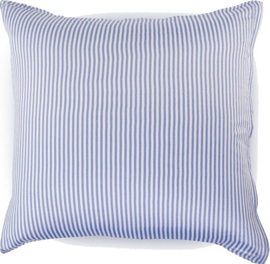 Bambus putetrekk 60x63 cm 100% bambus blå og hvite striper