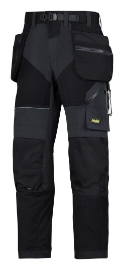 Snickers Workwear 6902 FlexiWork Arbeidsbukse Svart, Klær