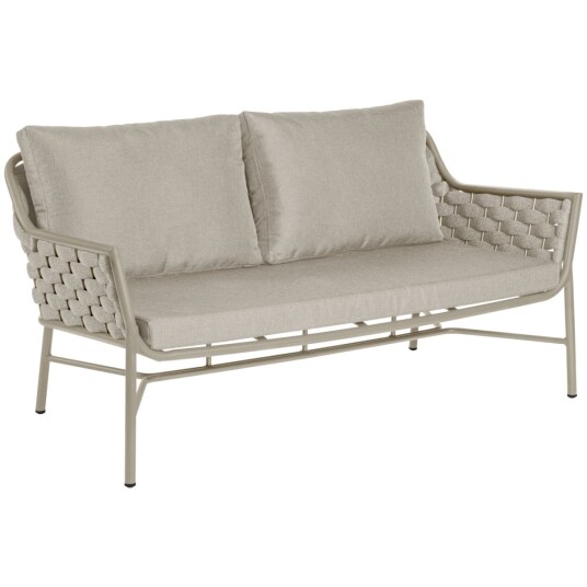 VEGA 2 seters sofa Arto; 154x75x78 cm BxDxH; Beige