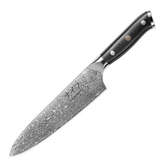 Damaskus by Haws Kokkekniv 33,5 cm svart Damaskus by Haws Kokkekniv 33,5 cm svart