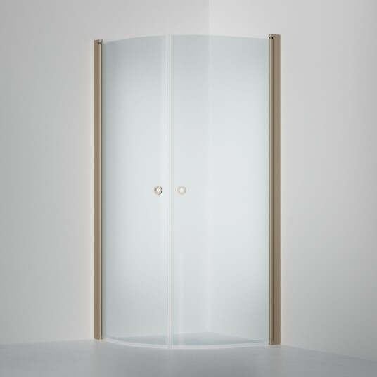 INR Iconic Nordic Rooms Dusjhjørne Linc Niagara Safetech Glass Stone / 90x90cm Klart