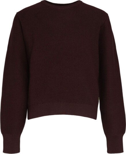 G Star RAW Genser Ull/Bomull Beskåret Sjokolade Plum G Star RAW 14 år 164 Genser Brun Rød