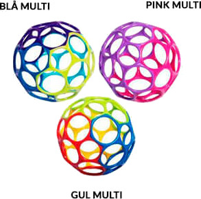 Oball Oball motorikkball 10 cm Blå multi Oball Oball motorikkball 10 cm Blå multi