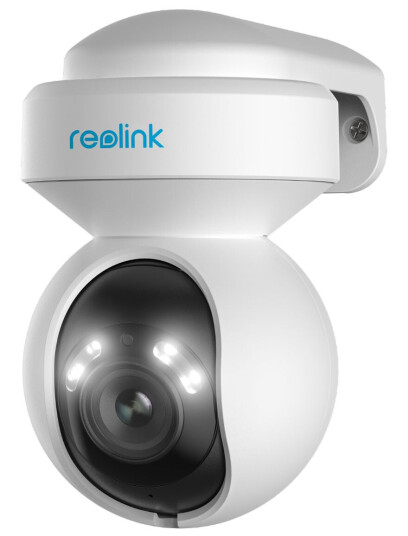 Reolink E1 - Nettverksovervåkingskamera - panorering / tipping - utendørs - værbestandig - farge (Dag og natt) - 8 MP - 3840 x 2160 - lyd - LAN 10/100 - H.265 - DC 12 V / PoE
