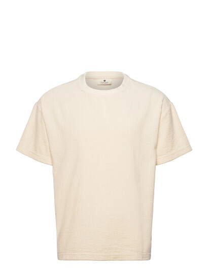 Anerkjendt Akvillads Corduroy S/S Tee - Cream - XXL