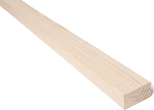 Standardsortiment Rekke justert ubehandlet gran/furu 36x68 mm klasse 1