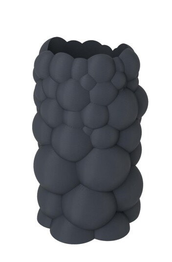 Dazzle & Dawn Bubble Vase Ash Grey Ø8,5xH20