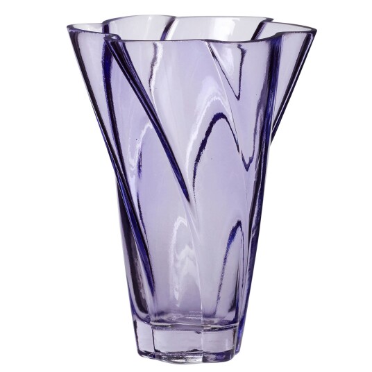 Hübsch Bloom vase 18 cm lilla