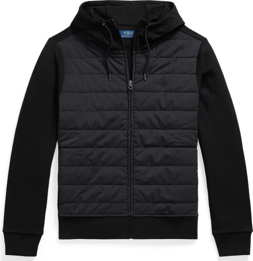 Polo Ralph Lauren Hybrid Full Zip Hoodie   POLO BLACK   M