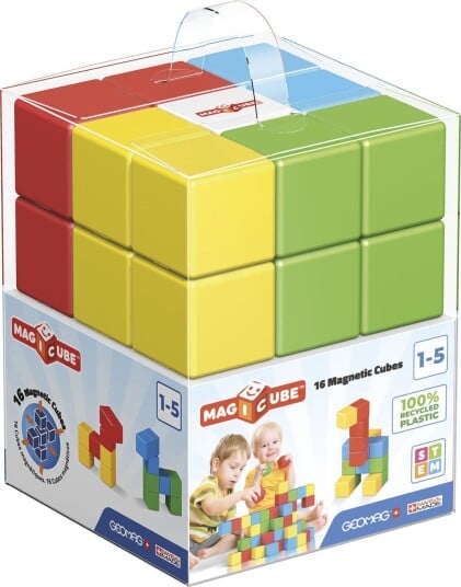 Geomag Magicube Byggesett Full Color Crystal 16 Deler