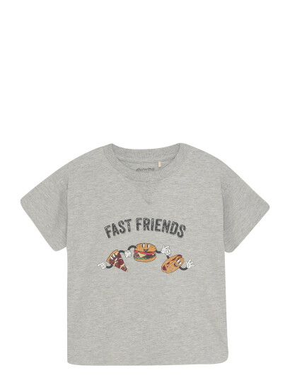 Minymo T-Shirt Ss Grey 104