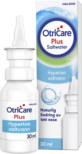 OtriCare Plus hyperton saltvannsspray 2,3 % 30 ml