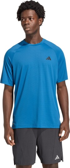 adidas Tech Essentials Trenings T skjorte Herre Blå 2XL