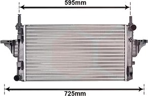 VAN WEZEL 29002006 Radiator motorkjøling VAN WEZEL 29002006 Radiator motorkjøling
