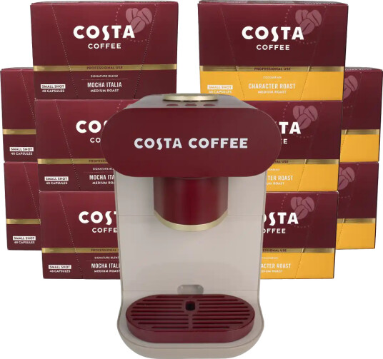 Costa | Podio X1 Kaffepakke  Inkl. 480 kapsler for Costa Podio