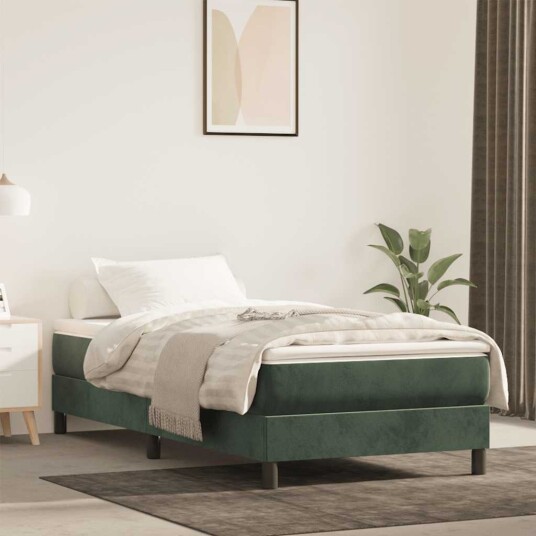 vidaXL Madrass med pocketfjær 80 x 220 cm Mørkegrønn vidaXL Madrass med pocketfjær 80 x 220 cm Mørkegrønn