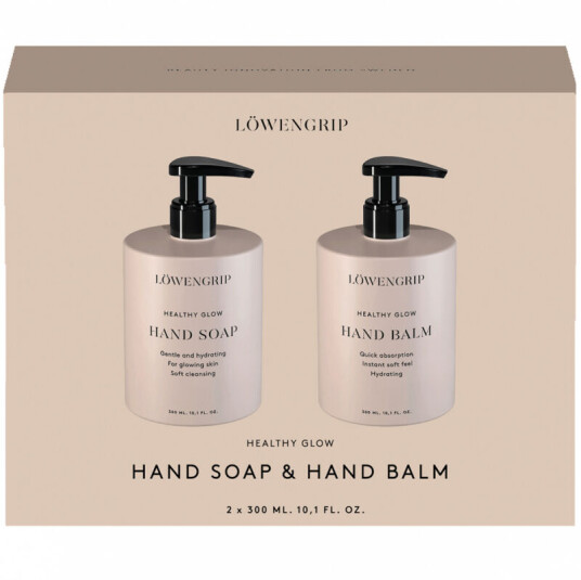 Lowengrip Healthy Glow Hand Soap and Hand Balm kit 2x300ml