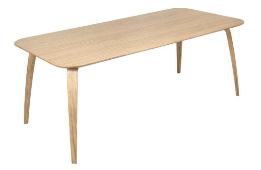 Gubi rektangulært spisebord Oak