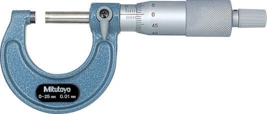 Mitutoyo Mikrometer 103-137 Utvändig 0-25mm, 0,01mm, Hårdmetallbelagd Mitutoyo Mikrometer 103-137 Utvändig 0-25mm, 0,01mm, Hårdmetallbelagd