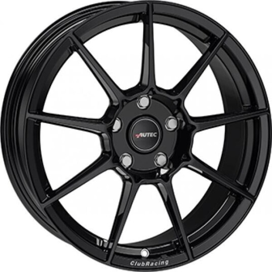 Autec Club Racing Gloss Black 7.5x17 5x100 ET35 B70.1