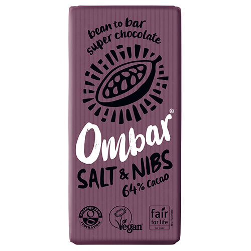 Ombar Salt & Kakaonibs 64% Kakao Ø 70g Ombar Salt & Kakaonibs 64% Kakao Ø 70g