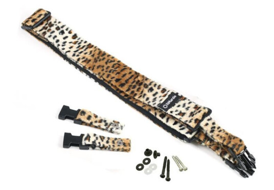Dimarzio Dd2230ch 2" Cliplock Faux Fur Cheetah