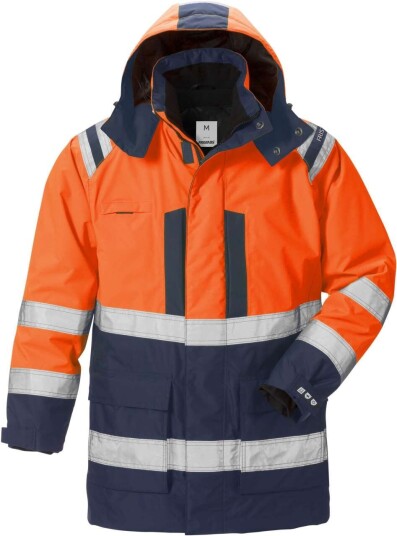 Fristads Vinterparkas 3-I-1 Airtech® 4036 Gtt, Klass 3 Varsel Orange/marinblå S Fristads Vinterparkas 3-I-1 Airtech® 4036 Gtt, Klass 3 Varsel Orange/marinblå S