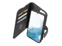 SBS Novelty book cover med aftageligt cover til Samsung Galaxy S22®. Sort