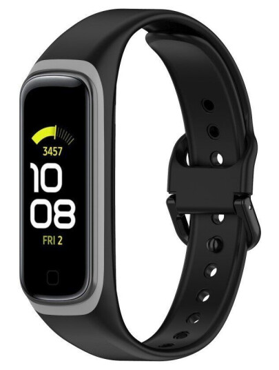 INCOVER Samsung Galaxy Fit2 Silikon Reim - Svart / Grå