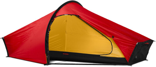 Hilleberg Akto Rød Tunnel Telt for 1-2 personer, 4-sesongs, 1.6 kg