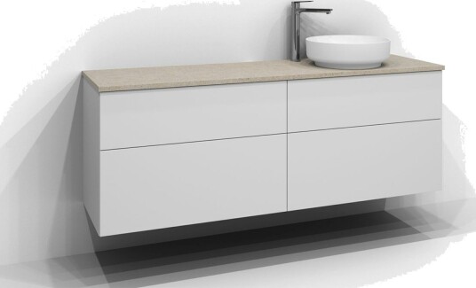 Svedbergs Poem Benkeplate Kvarts / 160cm Høyre SV-21602-H Svedbergs Poem Benkeplate Kvarts / 160cm Høyre SV-21602-H
