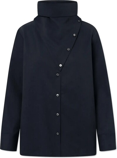 Rue de Tokyo Sage Sandwashed Ct Tencel NAVY M