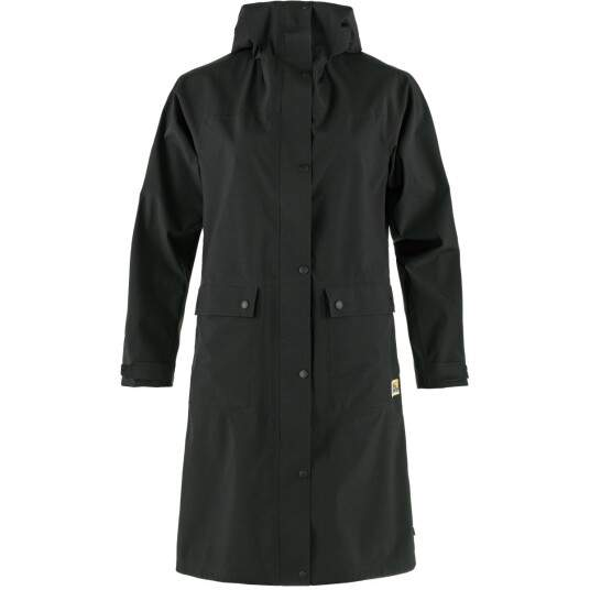 Fjellreven Vardag Rain Parka W Black L Fjellreven Vardag Rain Parka W Black L