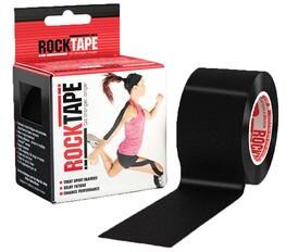 Rocktape, Plain Roll, 5 cm x 5 m, Sort - 1 stk