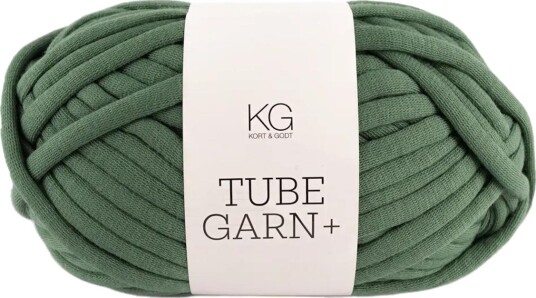 Kort og Godt Tubegarn+ 7mm Dus-Grønn 7996, 120g