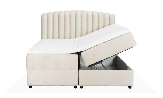 Soffadirekt DANVIK/PRIMO 160 Sengepakke Fløyel Beige Soffadirekt DANVIK/PRIMO 160 Sengepakke Fløyel Beige