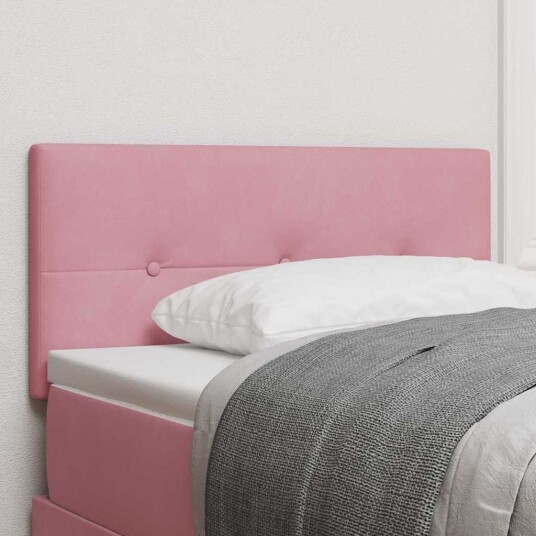 LED Hodegjerde Knapptuftet Rosa 80 cm Fløyel