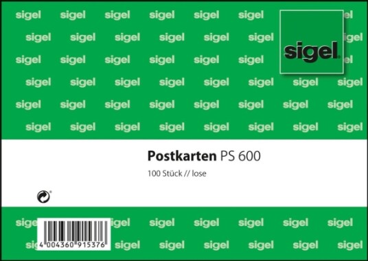 Sigel Ps600 Grønn Hvit 100 Ark 100 Stykker Sigel Ps600 Grønn Hvit 100 Ark 100 Stykker