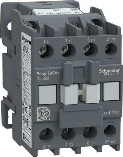 Schneider Electric Kontaktor Easy TeSys LC1E2501B7 25A 1NC 24V AC